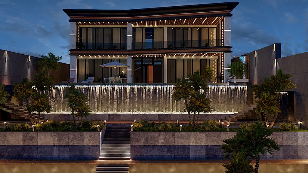 Bakı şəhəri, Badamdar qəsəbəsində yerləşən modern villa